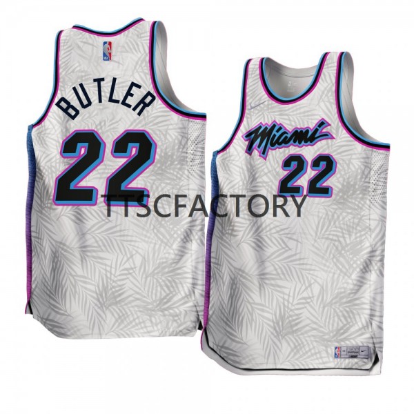 Miami Heat Trikot Jimmy Butler 22 Nike 2022-23 Earned Edition Weiß Swingman - Herren Miami Heat Trikot Jimmy Butler 22 Nike 2022-23 Earned Edition Weiß Swingman - Herren